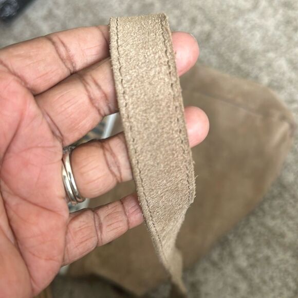 Brahmin Medium Asher Satchel Natural Leighton Handbag Purse Snakeskin Taupe - Picture 15 of 15